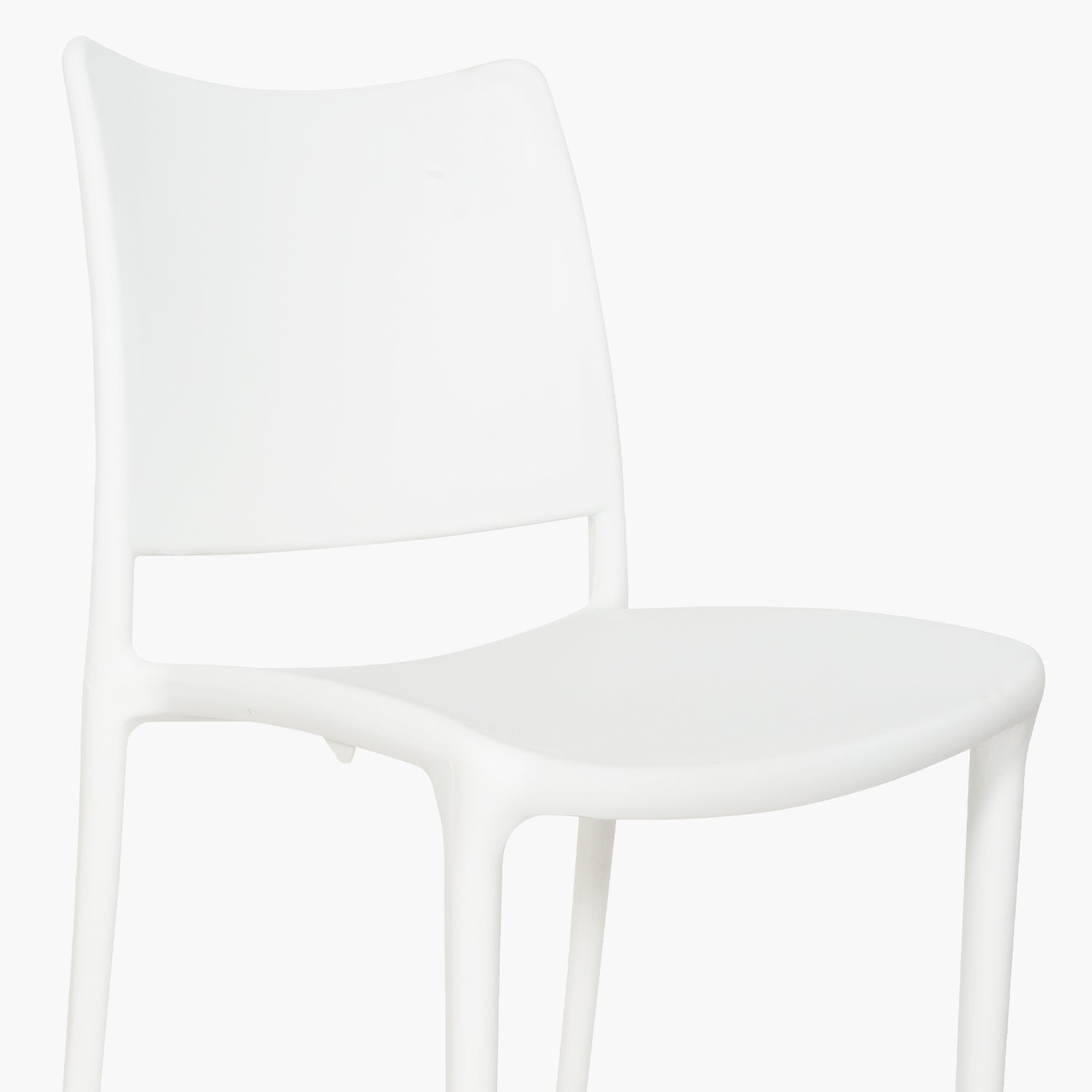 Silla plastico para exterior Todi Blanco