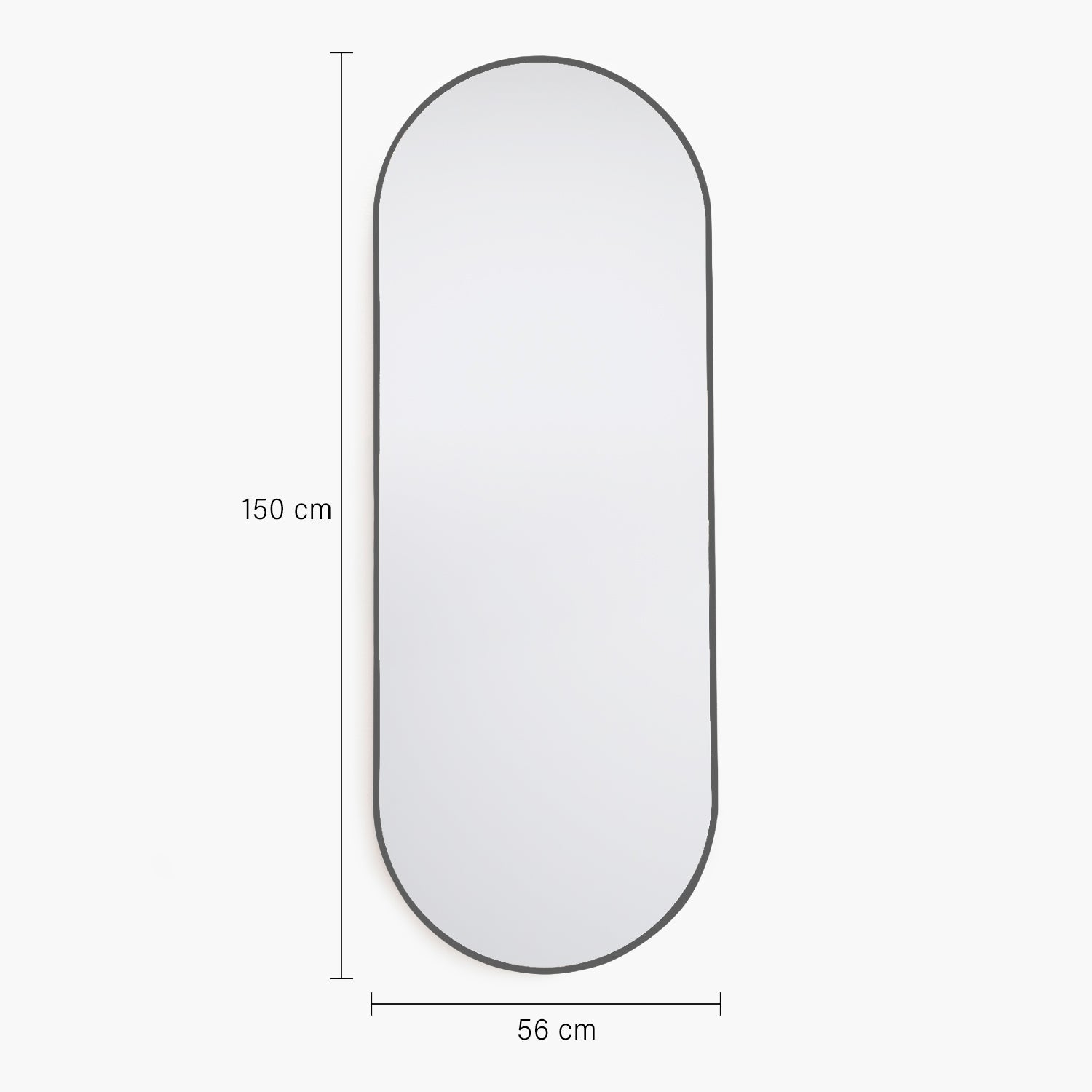 Espejo Avignon 150 Negro