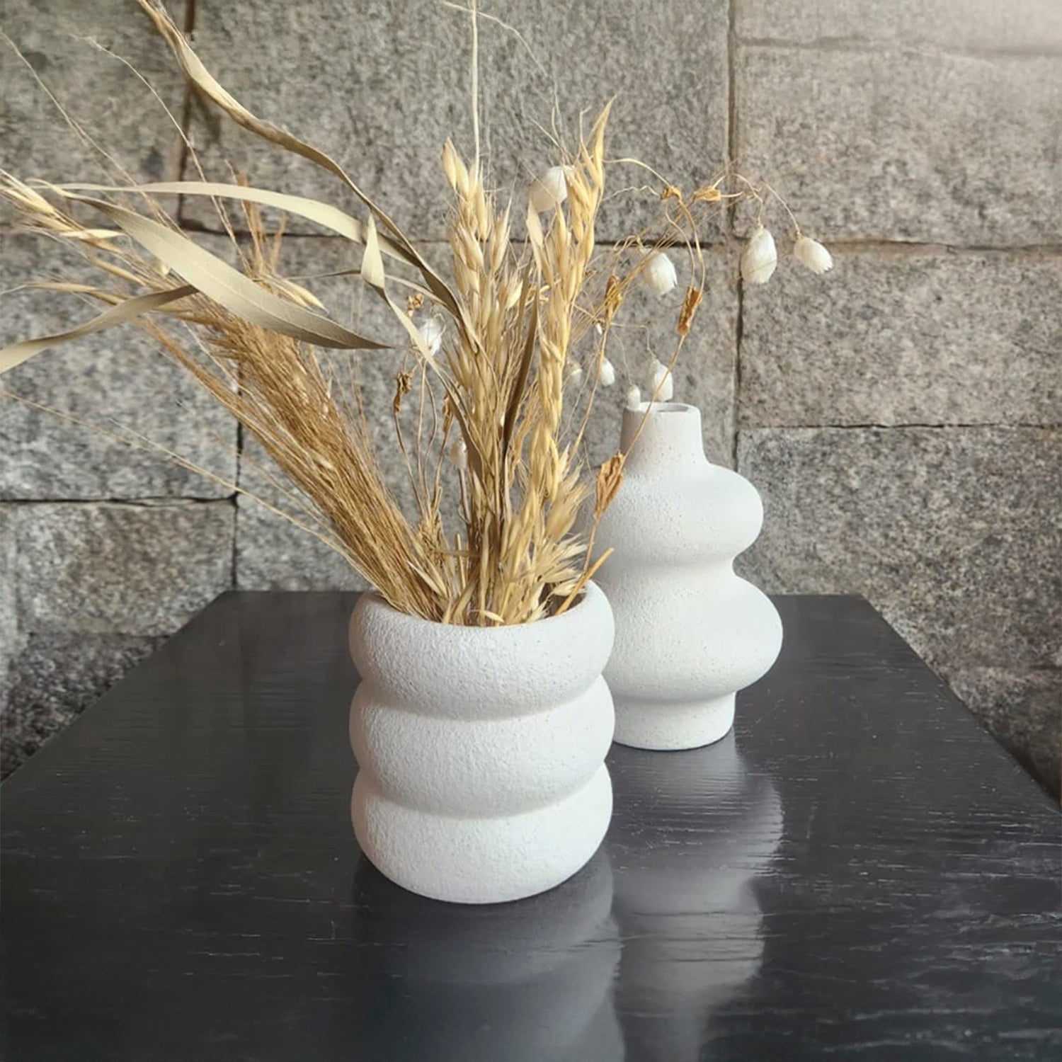 Florero Onda Blanco