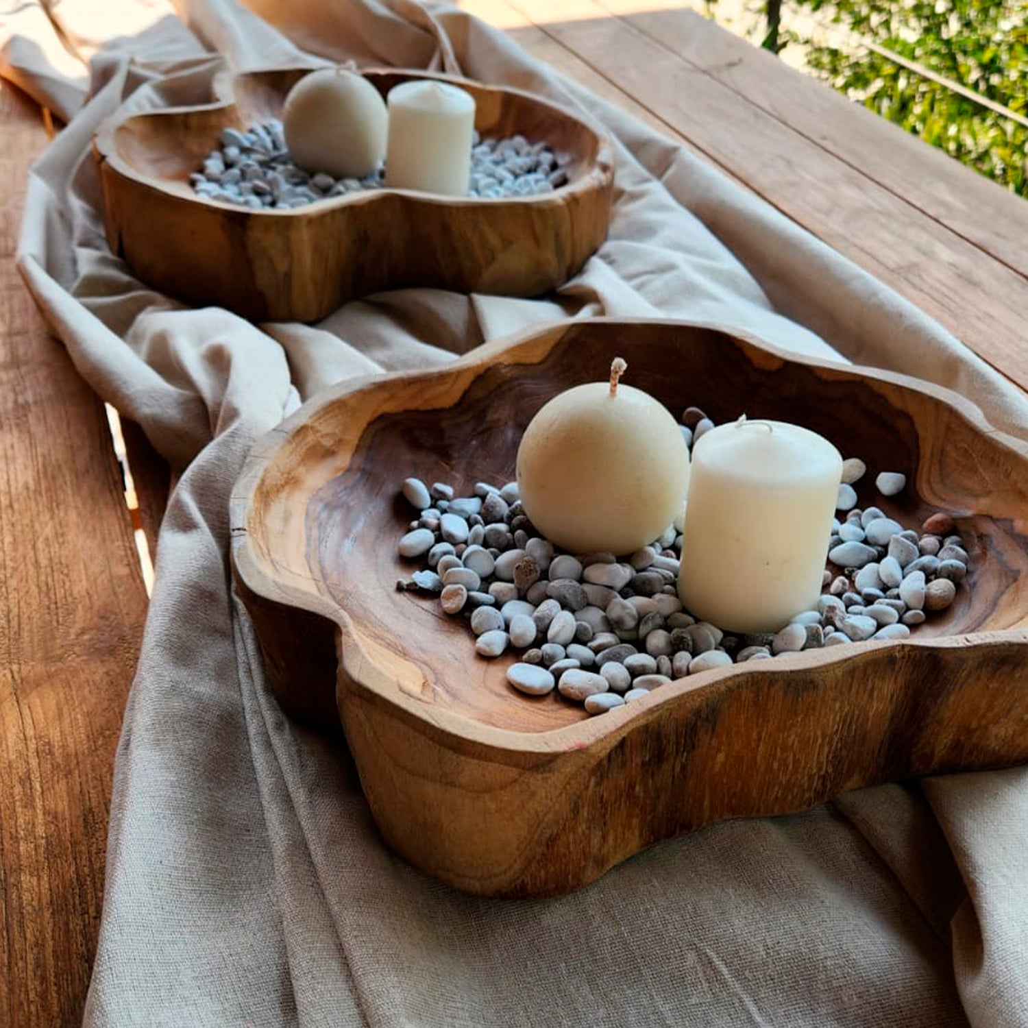 Bandeja Nira Teca Natural