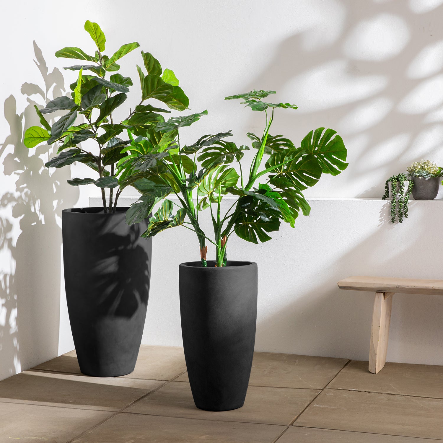 Macetero Lauca 80 Negro