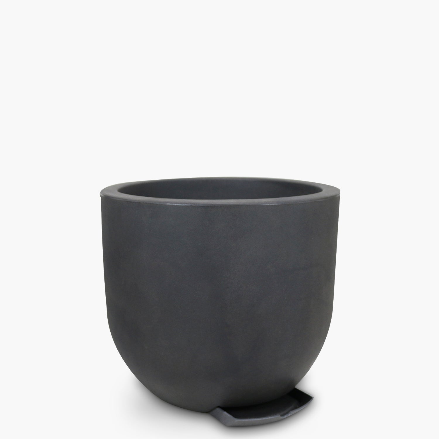 Macetero Plástico Lauca 35 Gris Oscuro