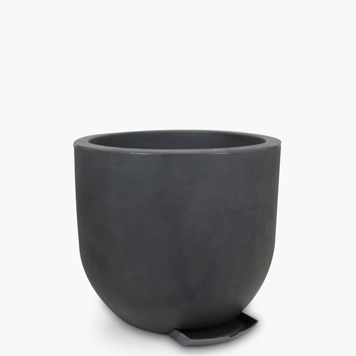Macetero Plástico Lauca 45 Gris Oscuro
