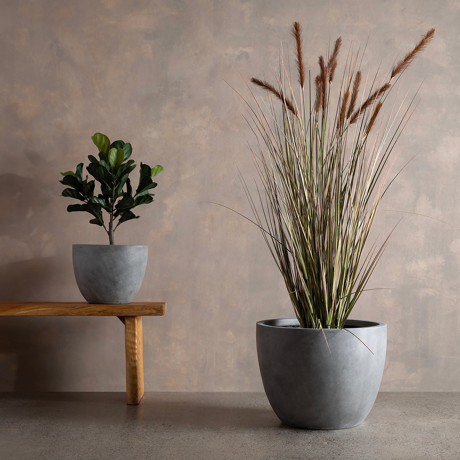 Macetero Lauca 40 Gris