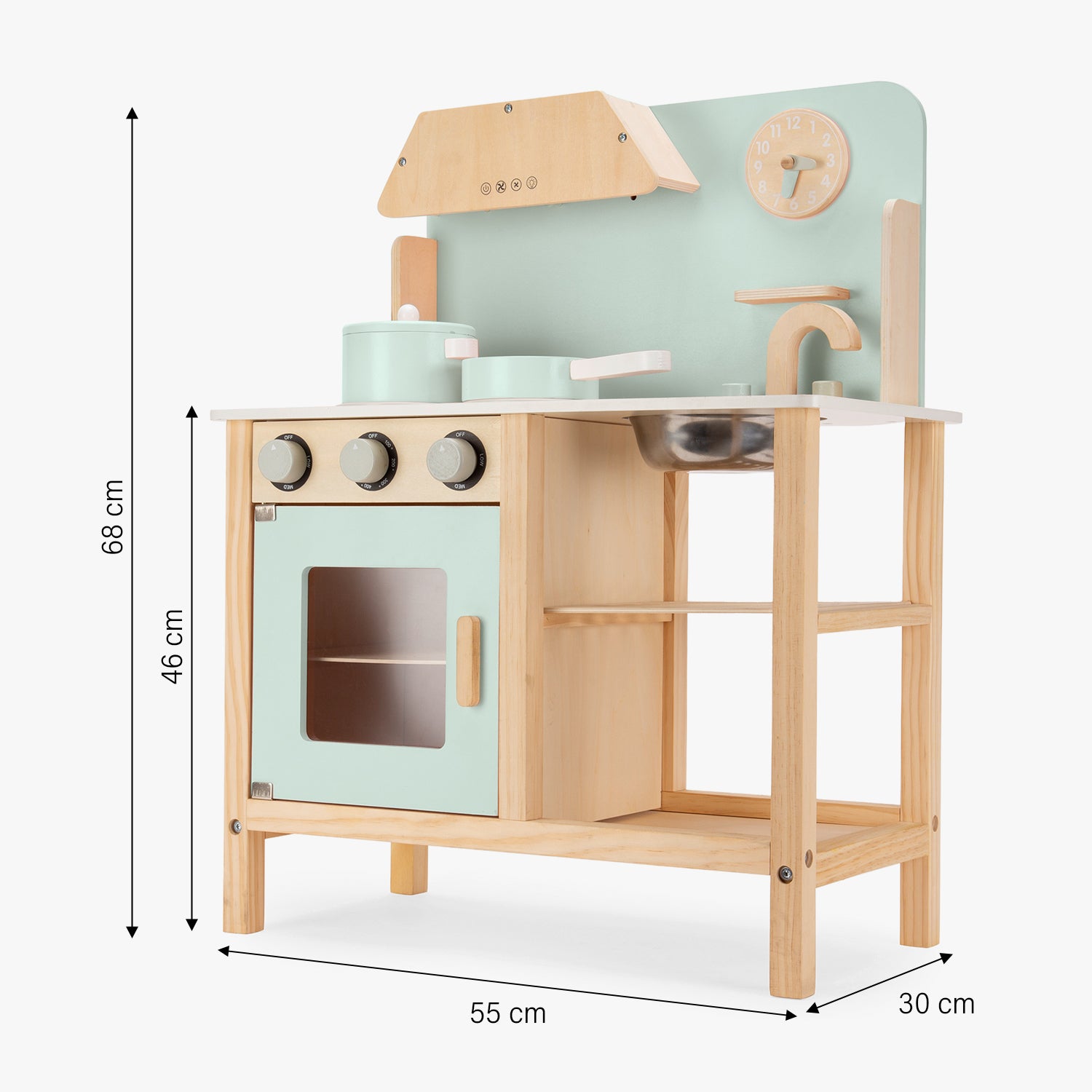 Cocina Infantil de Madera Maia Menta