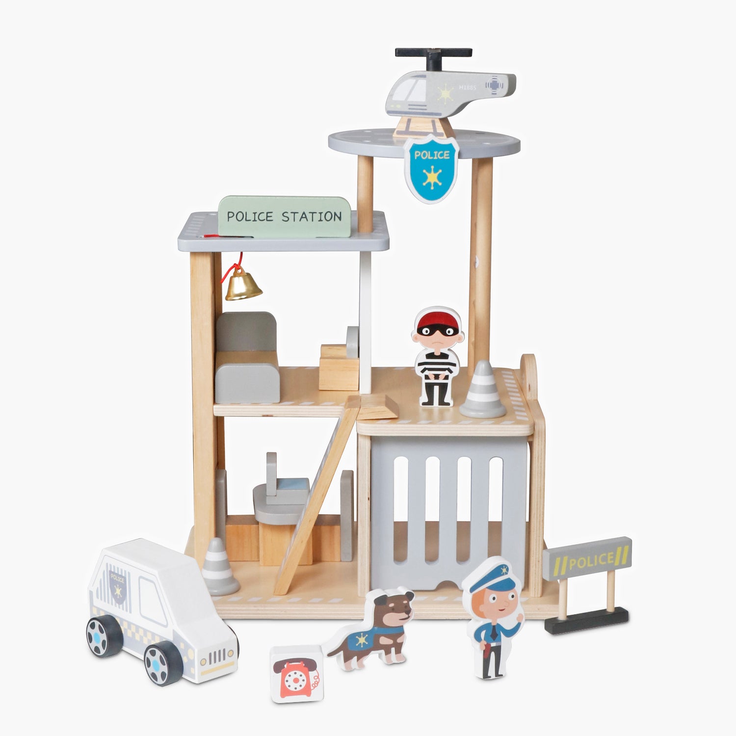 Estación de Policía Infantil Multicolor