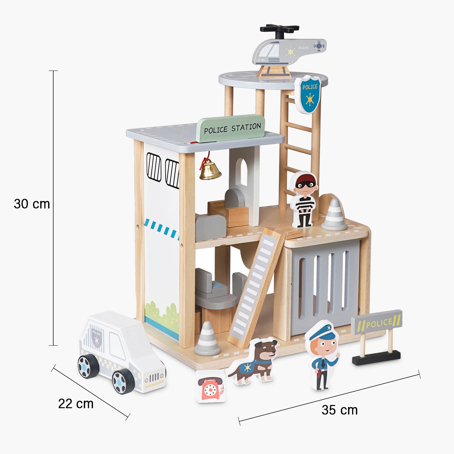 Estación de Policía Infantil Multicolor