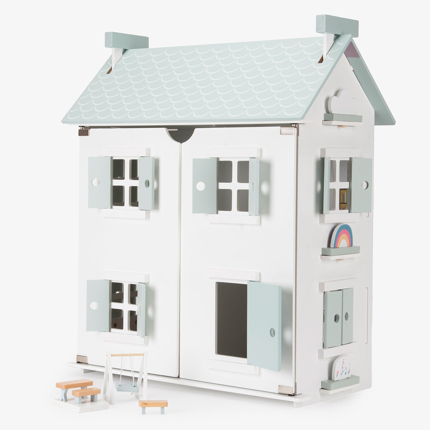 Casita de Muñecas Infantil de Madera Lucía Multicolor