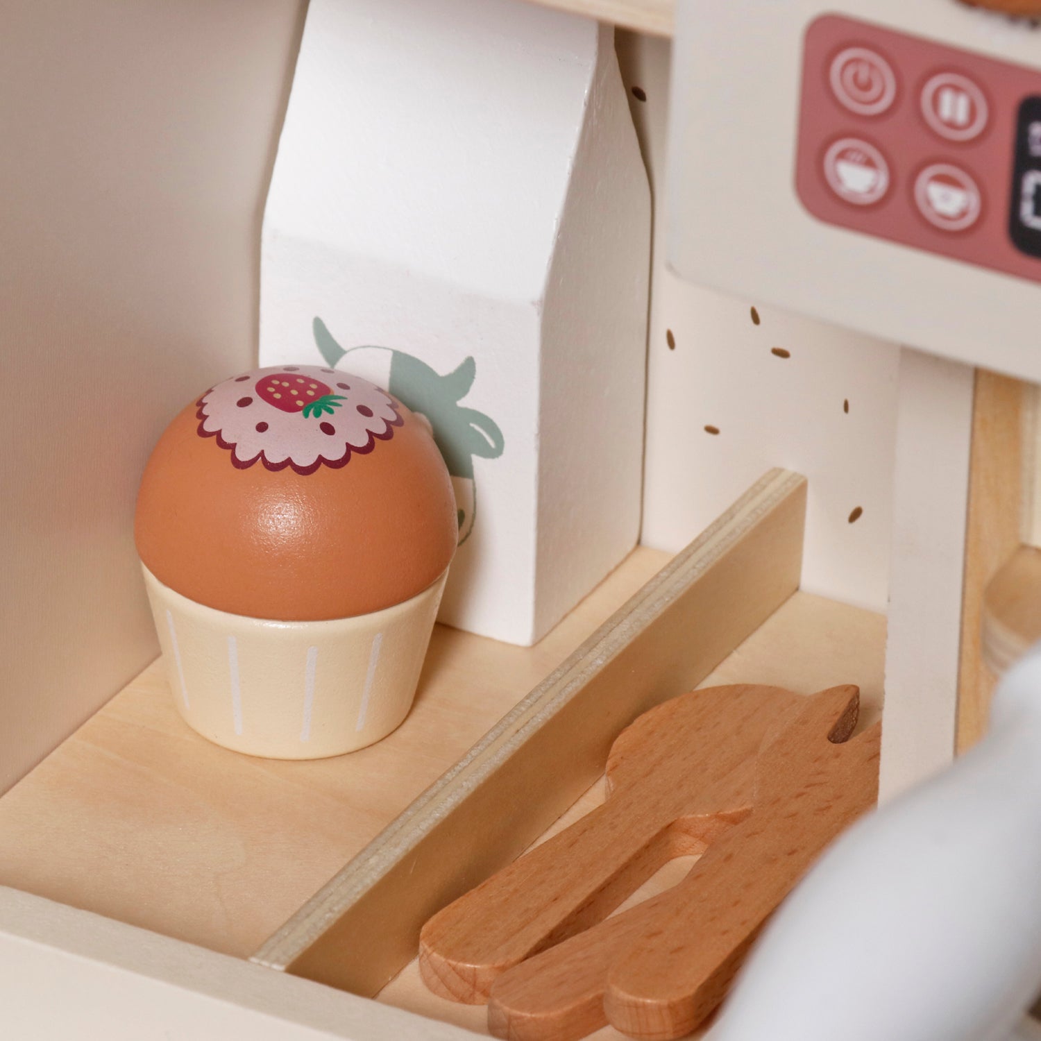 Cafetera Infantil de Madera Multicolor