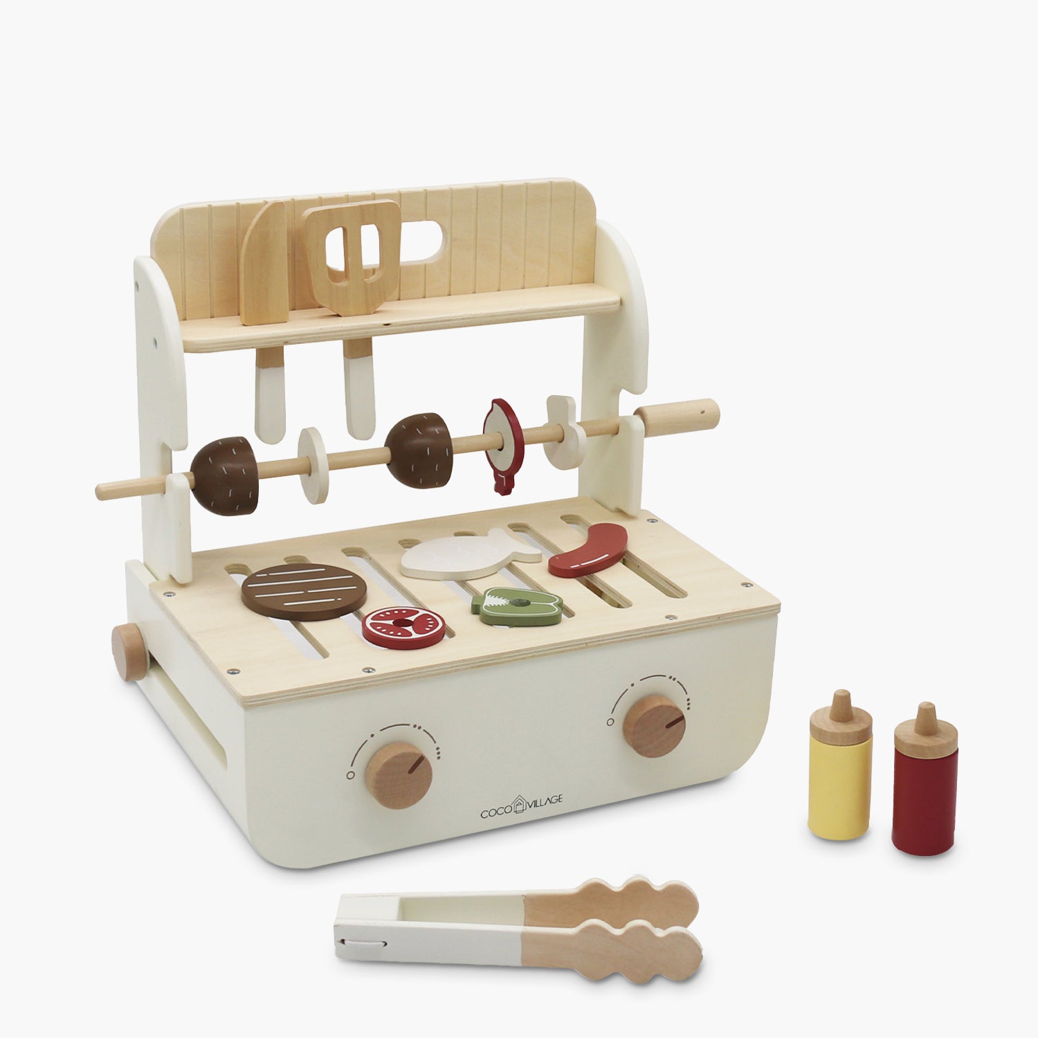 Parrilla Infantil de Madera Multicolor