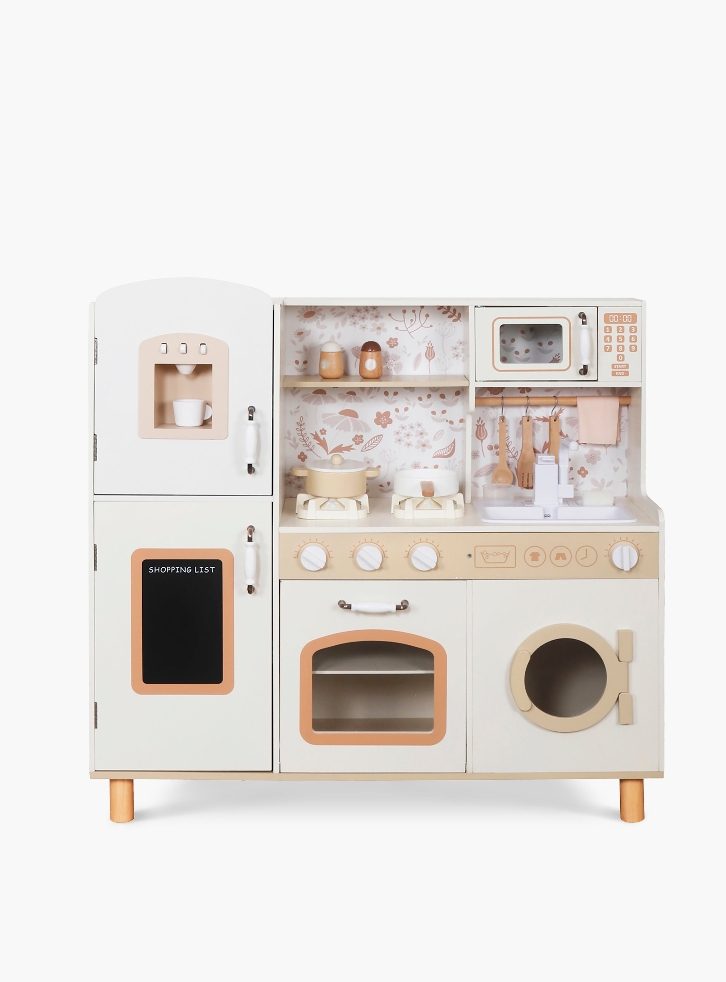 Cocina Infantil de Madera Matilde Crudo