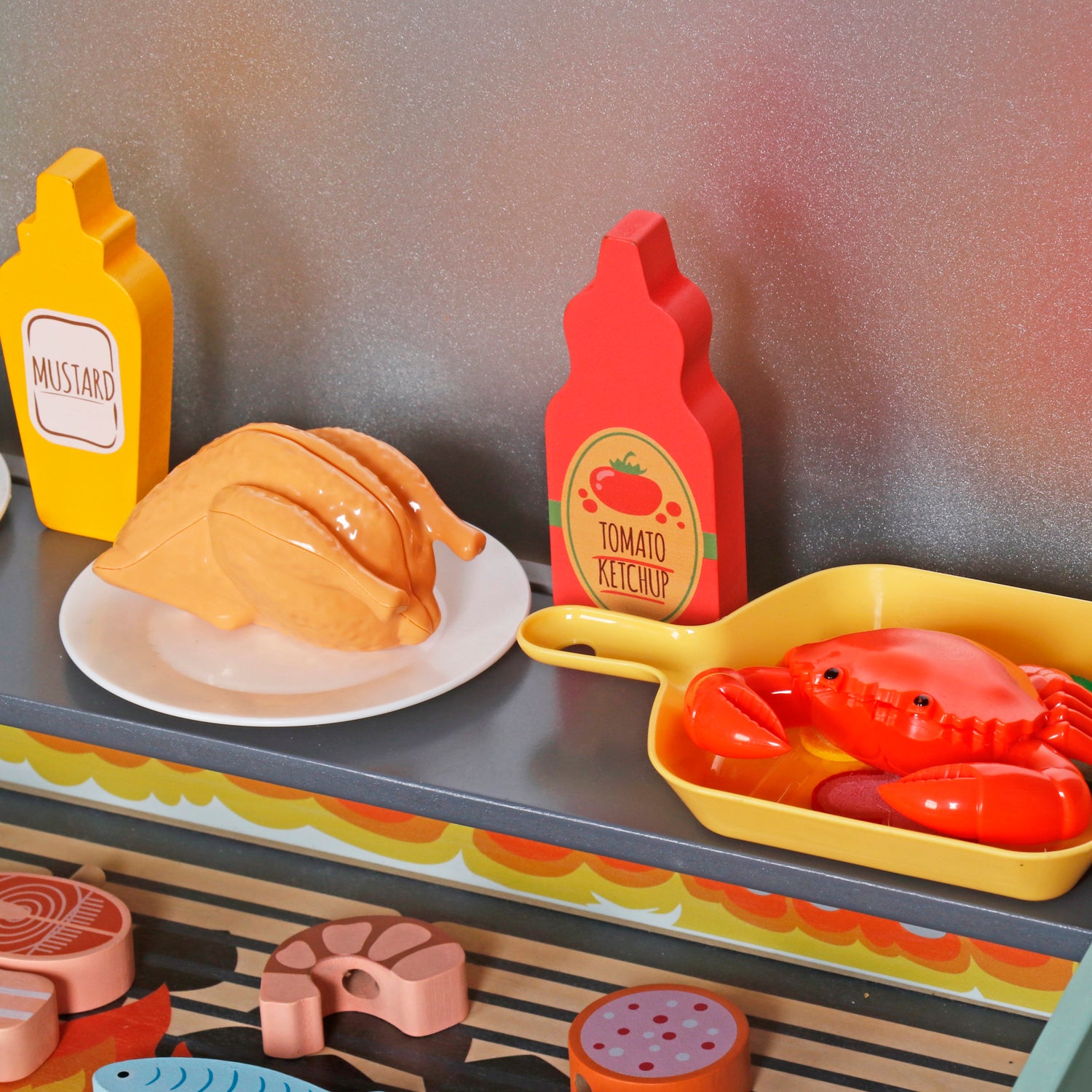 Parrilla Infantil de Madera Alonso Multicolor