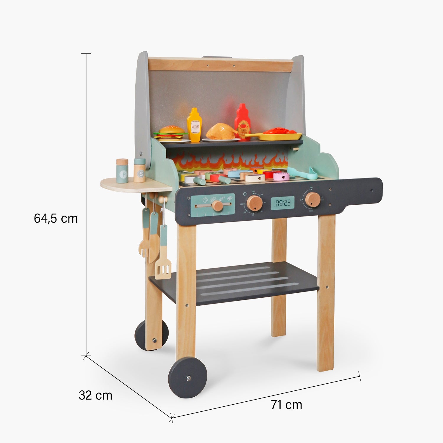Parrilla Infantil de Madera Alonso Multicolor
