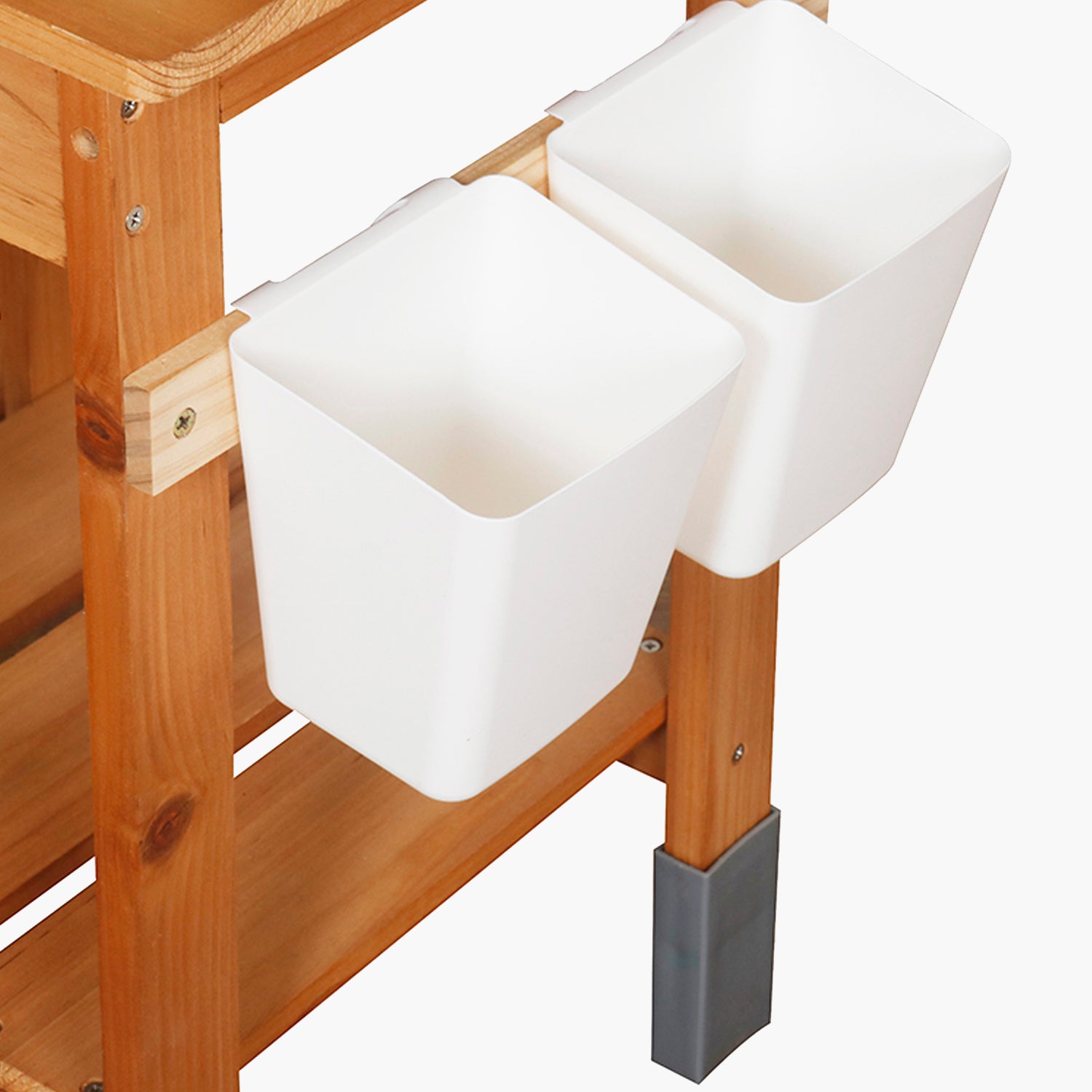 Estación de Jardinería Infantil de Madera Natural