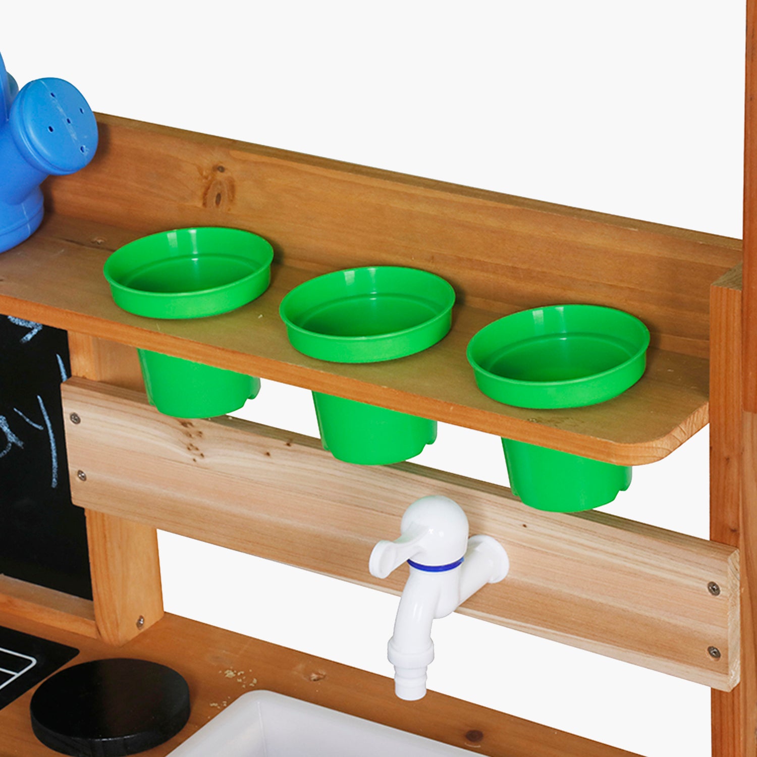 Estación de Jardinería Infantil de Madera Natural