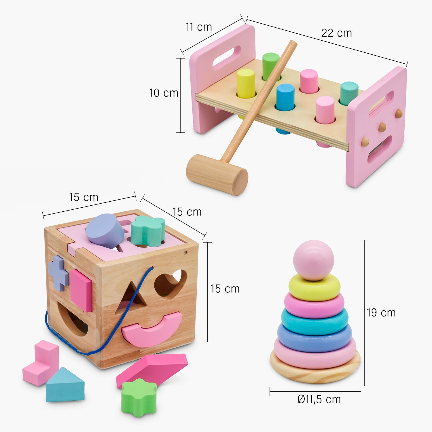 Set Infantil de Madera Josefa Rosado