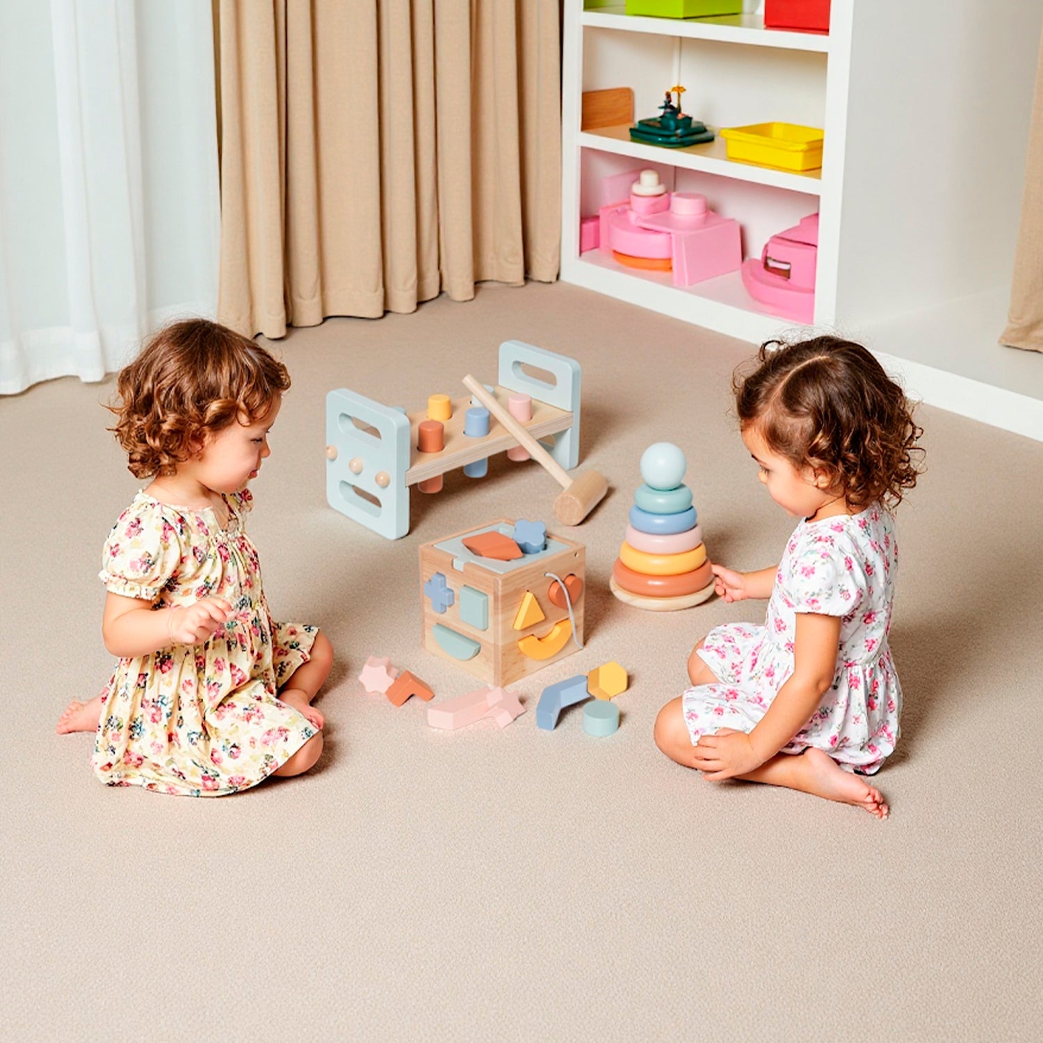 Set Infantil de Madera Josefa Celeste