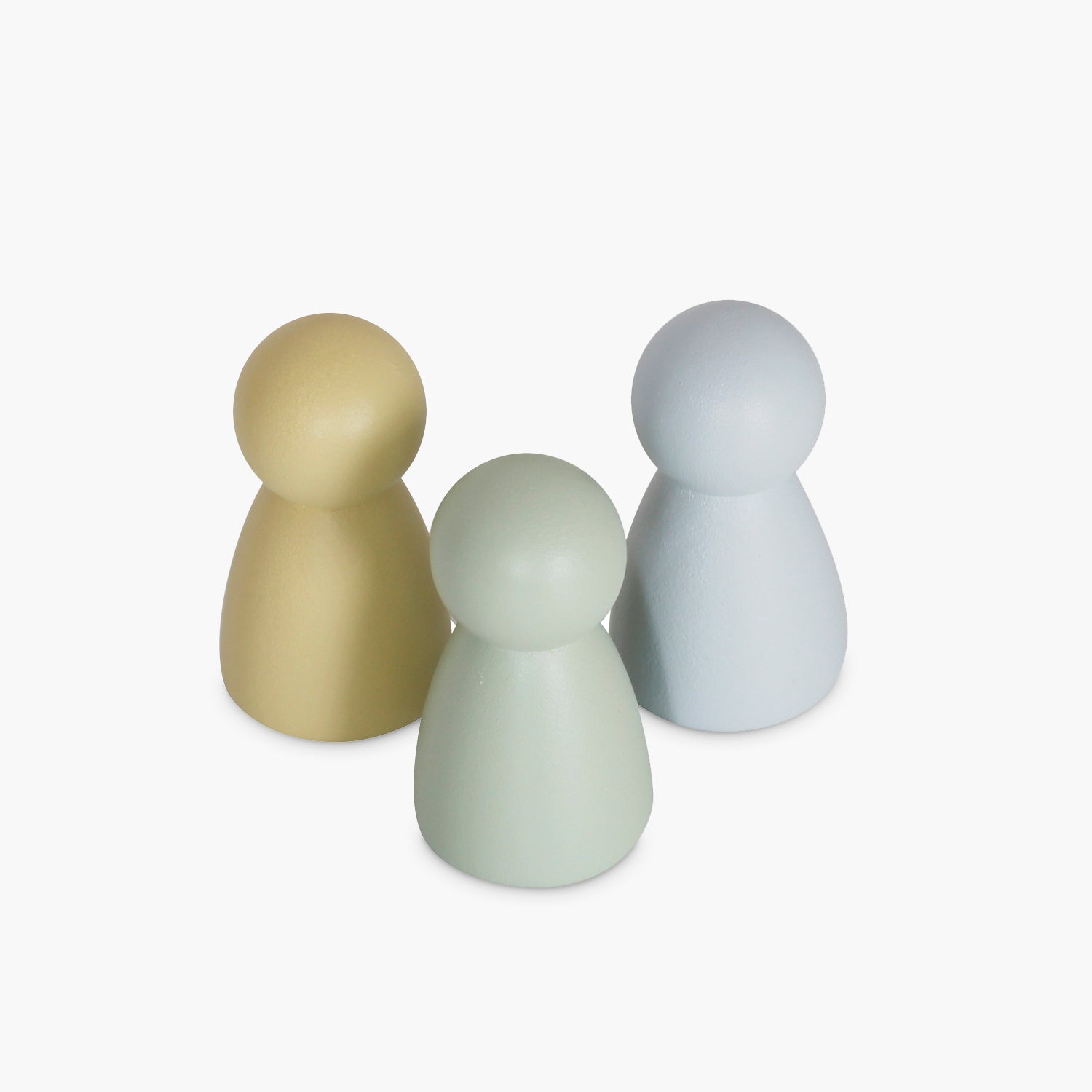 Figuras Apilables Infantil de Madera Celeste