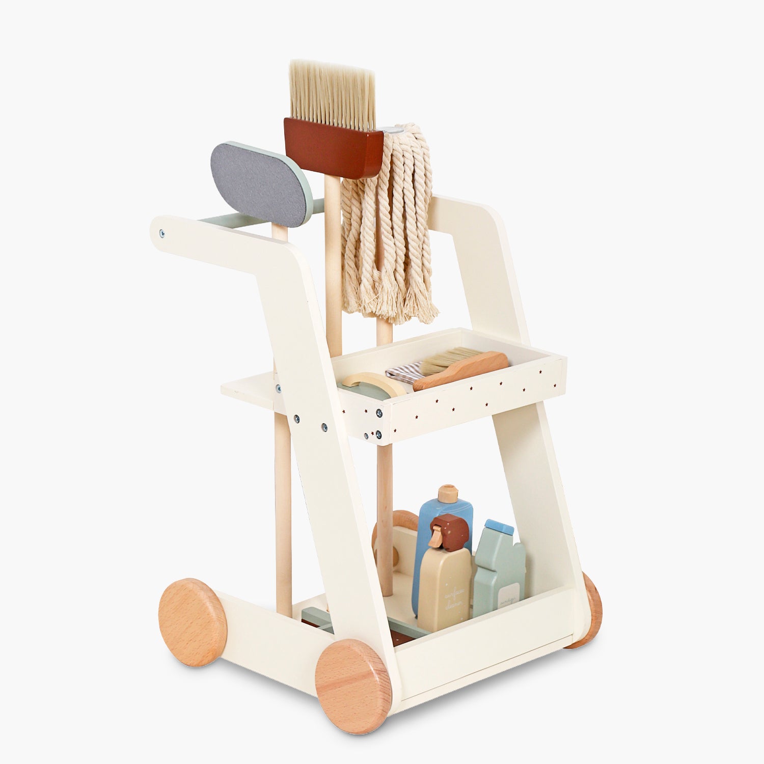 Set de Limpieza Infantil de Madera Multicolor