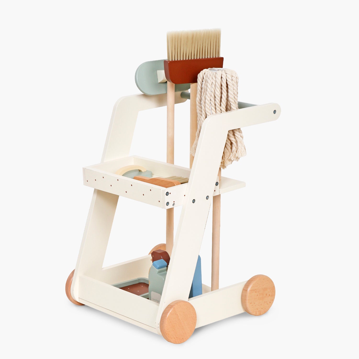 Set de Limpieza Infantil de Madera Multicolor