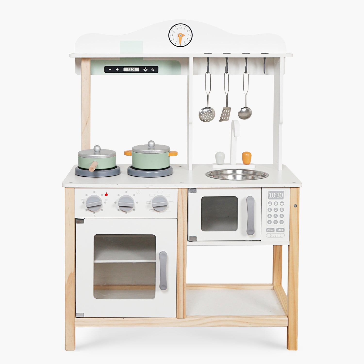 Cocina Infantil de Madera Lucía Blanco