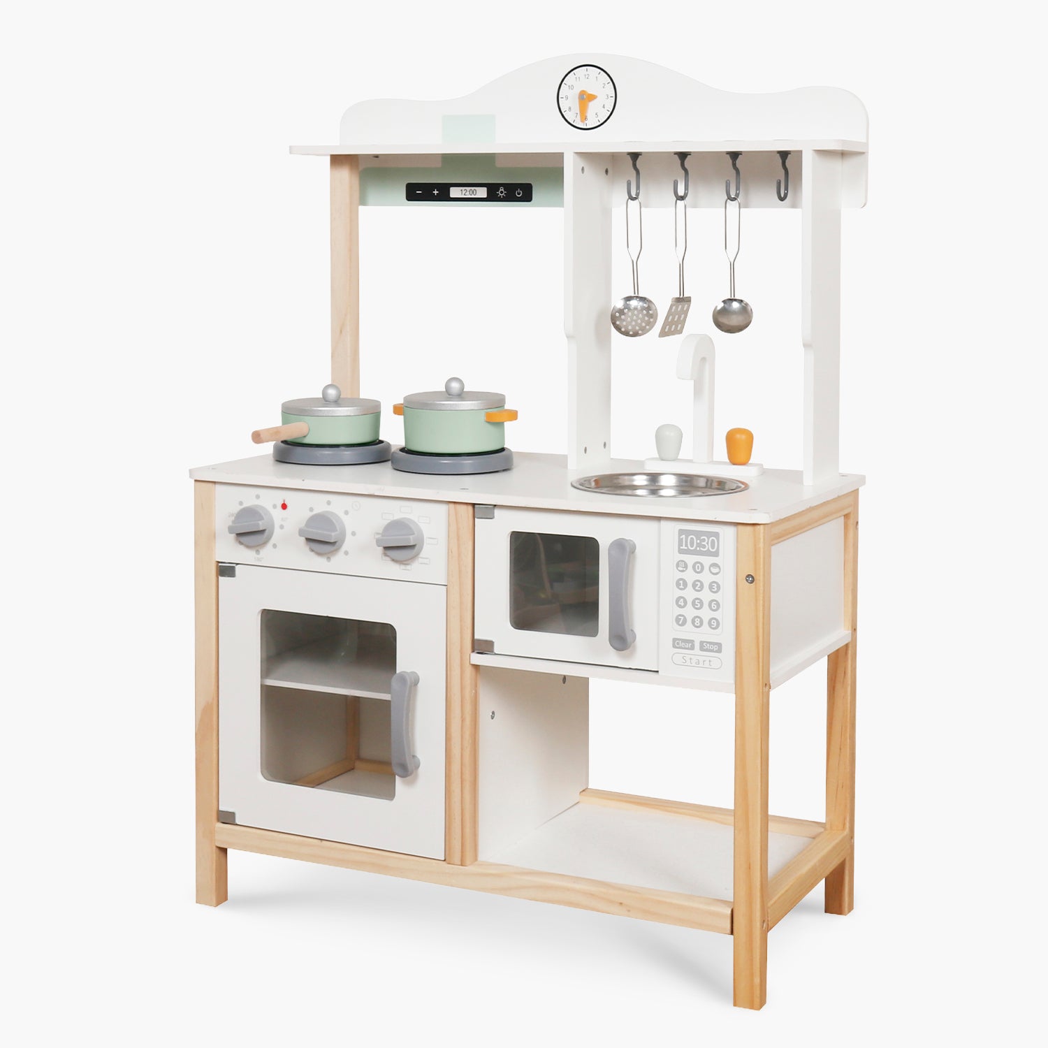 Cocina Infantil de Madera Lucía Blanco