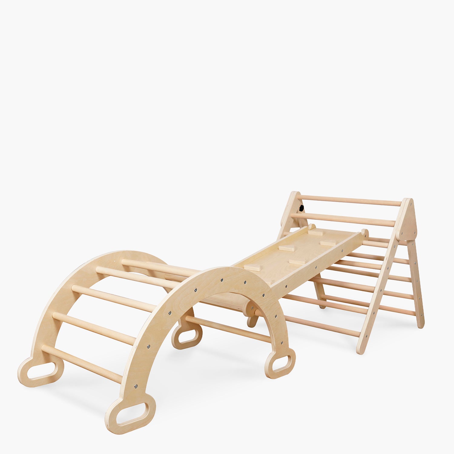 Set Trángulo Pikler Infantil Diego Natural