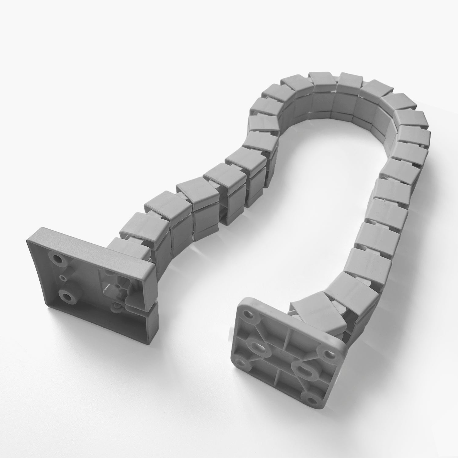 Pasacables Vertebra 130 Gris claro