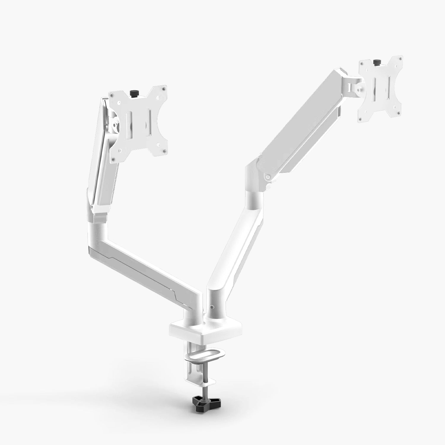 Soporte Monitor Escritorio Doble Blanco