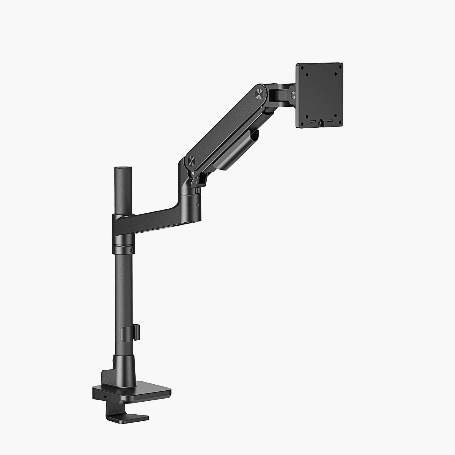 Soporte Monitor Escritorio Pro USB Negro