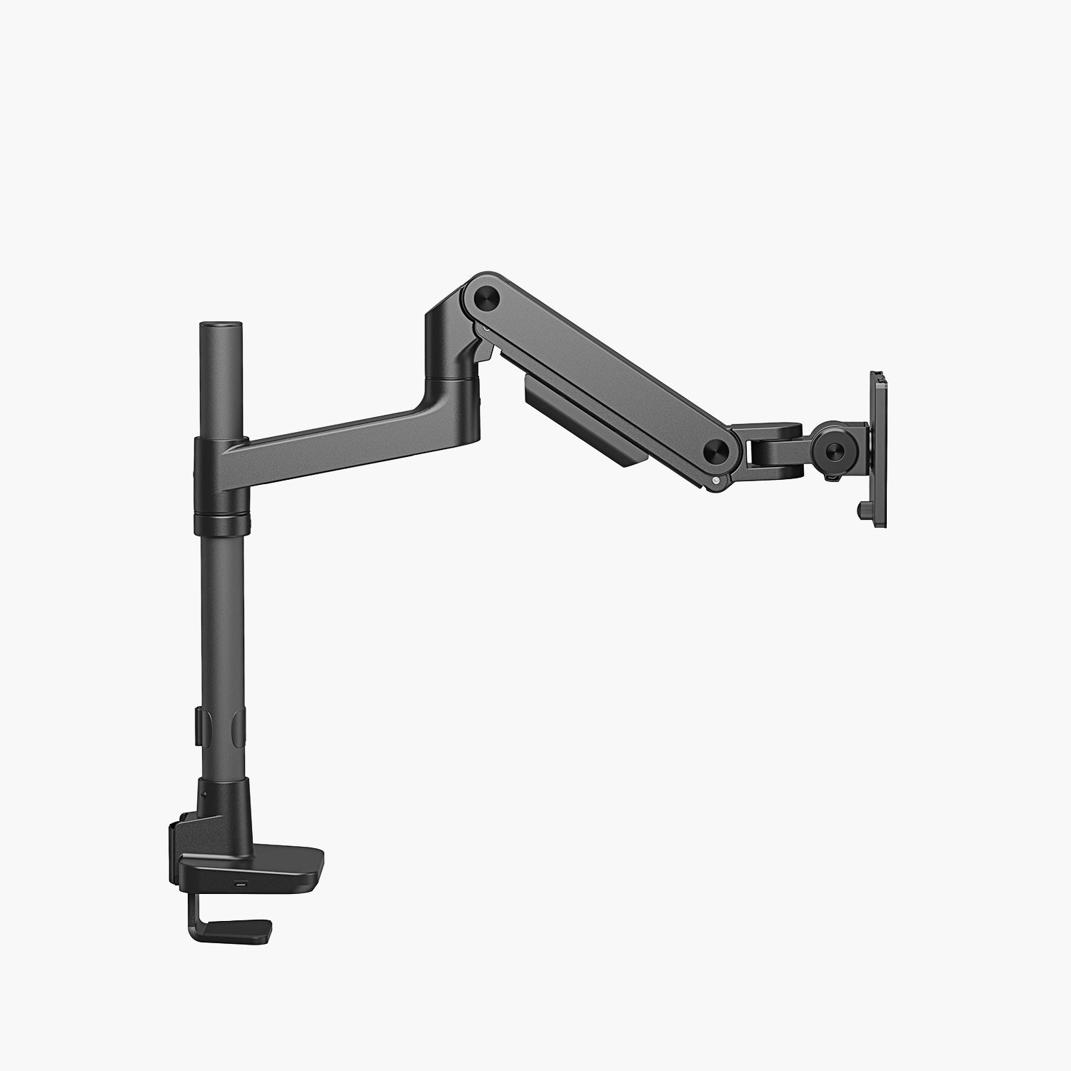 Soporte Monitor Escritorio Pro USB Negro