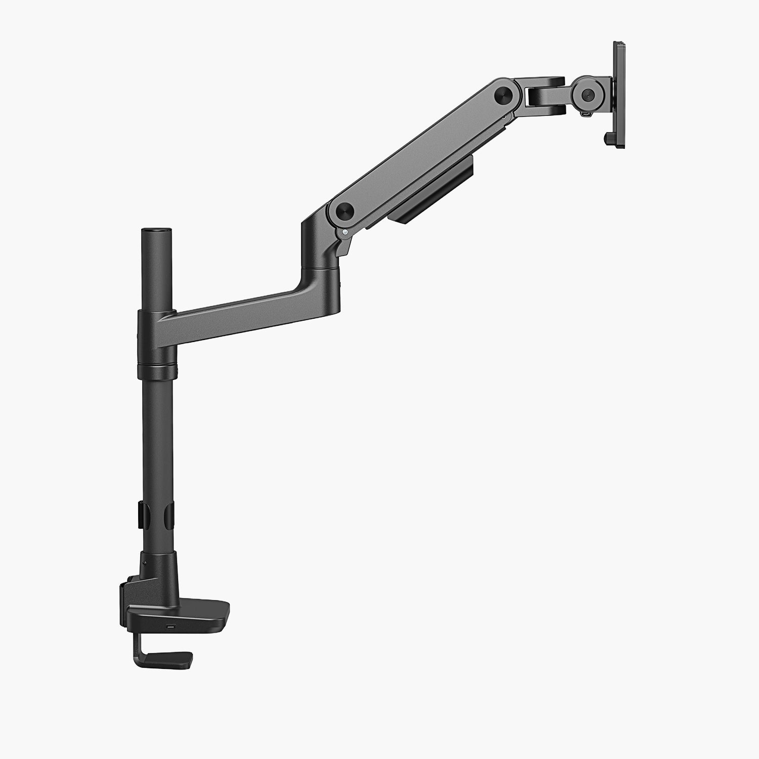 Soporte Monitor Escritorio Pro USB Negro