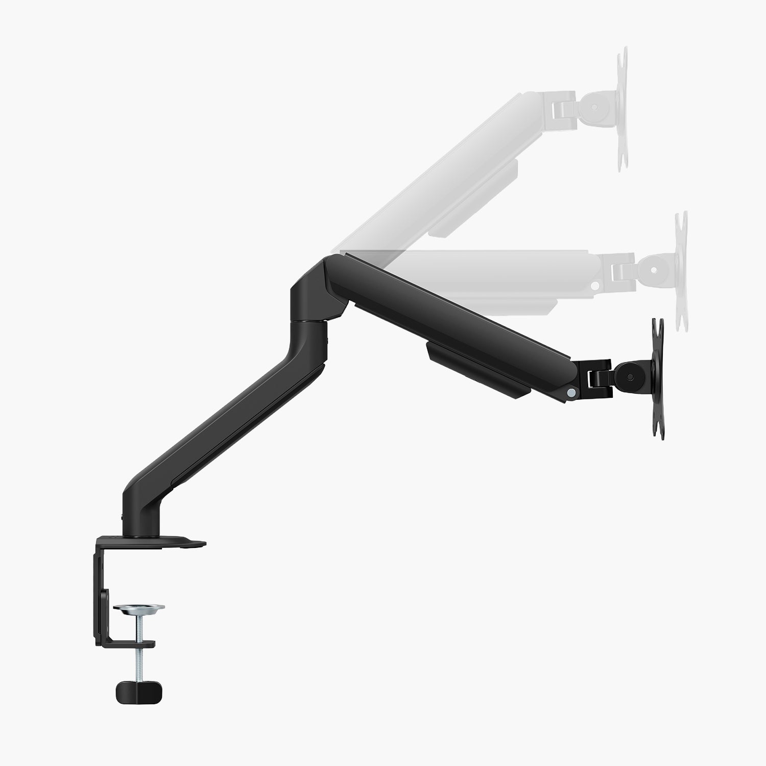 Soporte Monitor Escritorio Simple V2 Negro