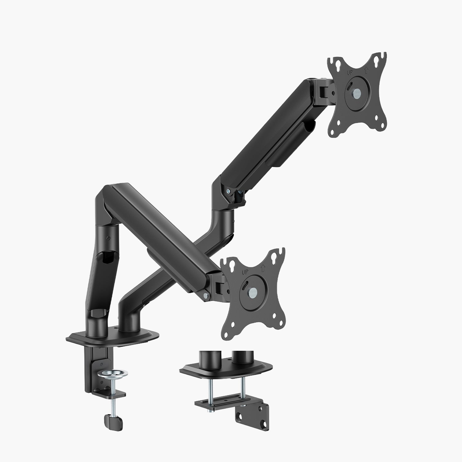 Soporte Monitor Escritorio Doble V2 Negro