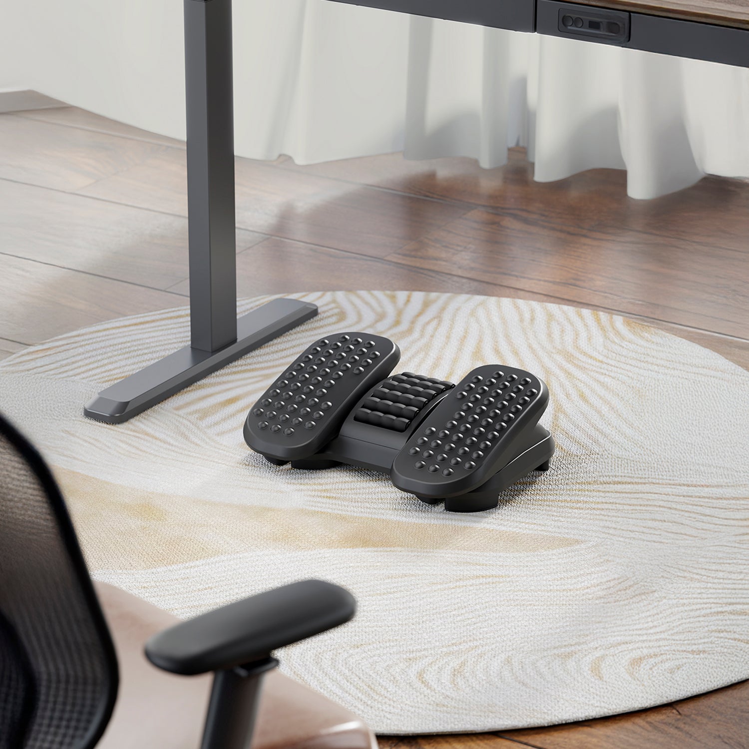 Reposapies Ergonómico Negro