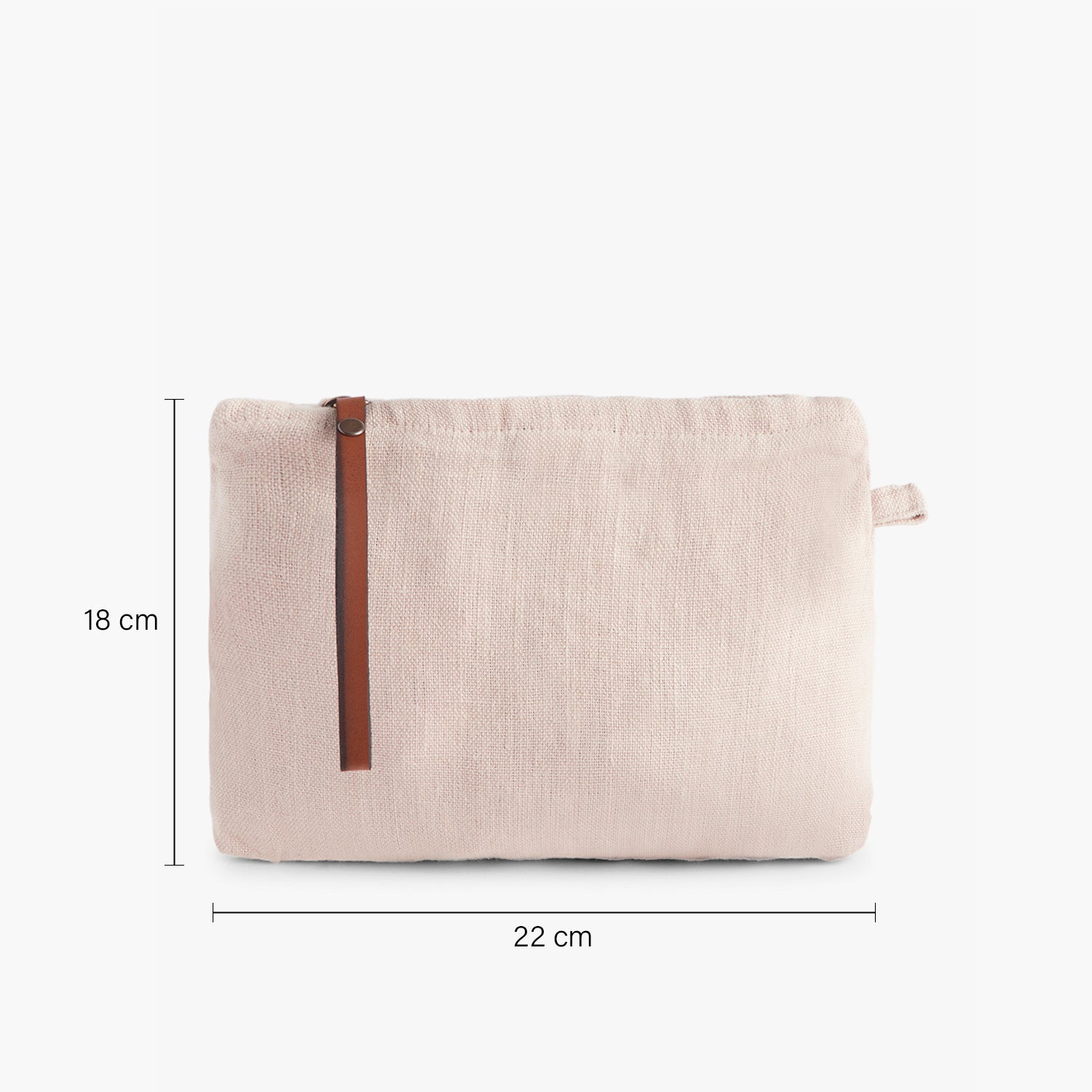 Estuche Lino 22x18 Natural