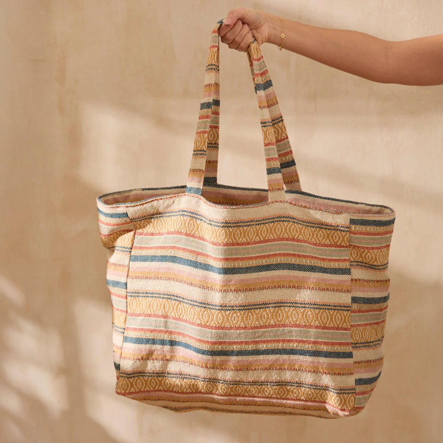 Bolso Algodón Vedra 43x36 Mostaza