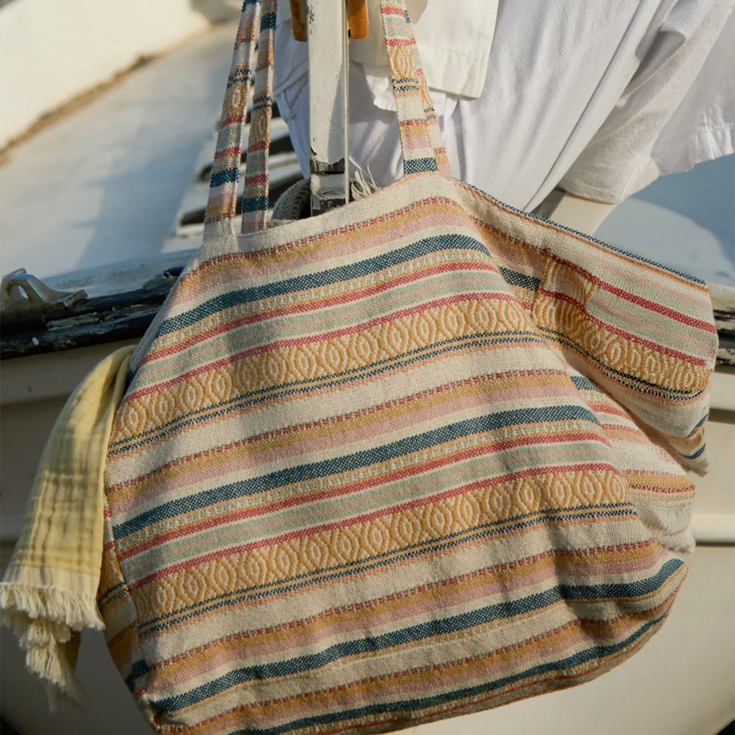 Bolso Algodón Vedra 43x36 Mostaza