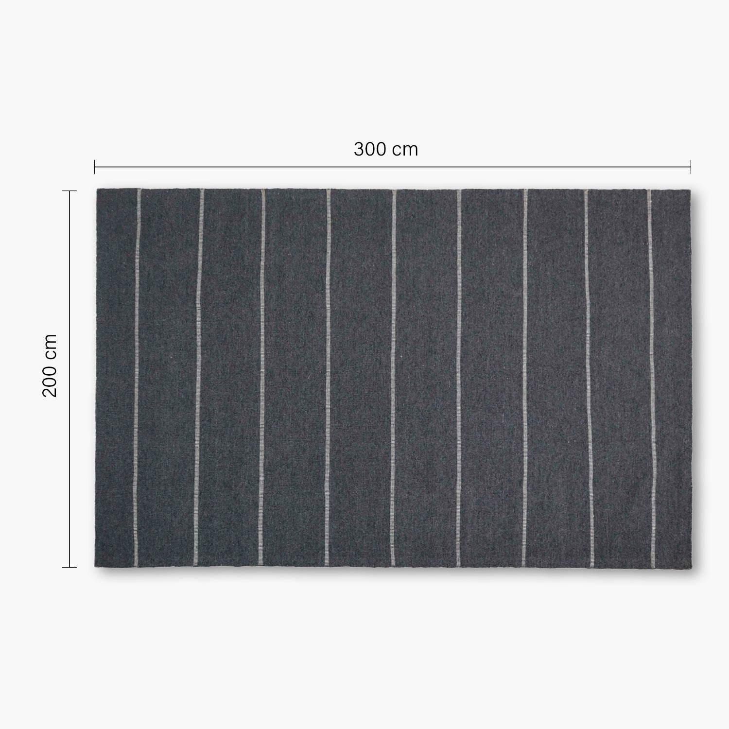 Alfombra Aconcagua 200x300 Gris Oscuro