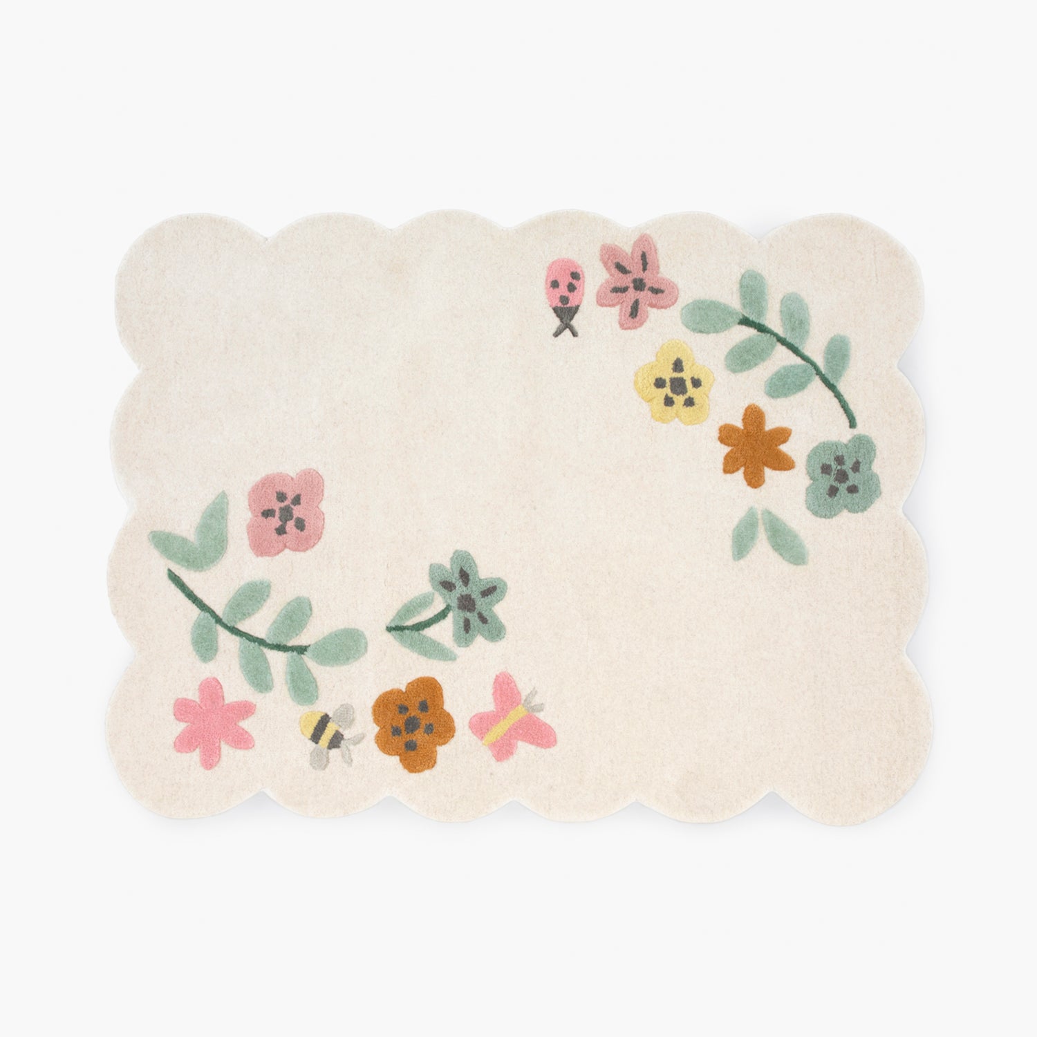 Alfombra Flores 60x90