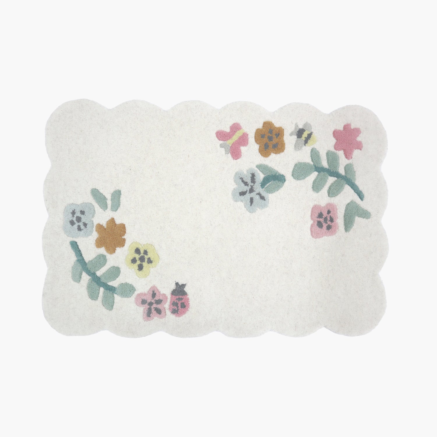 Alfombra Flores 60x90