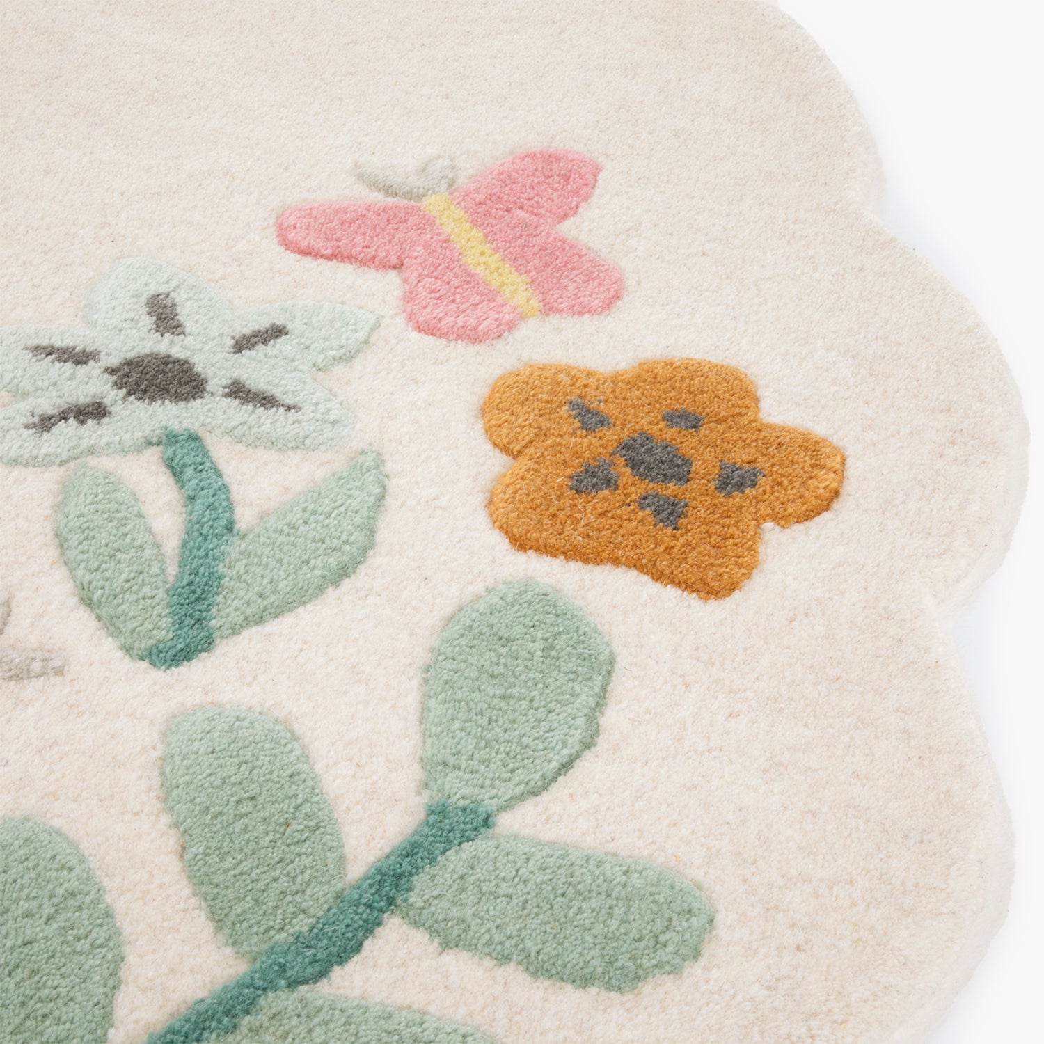 Alfombra Flores Diam 120