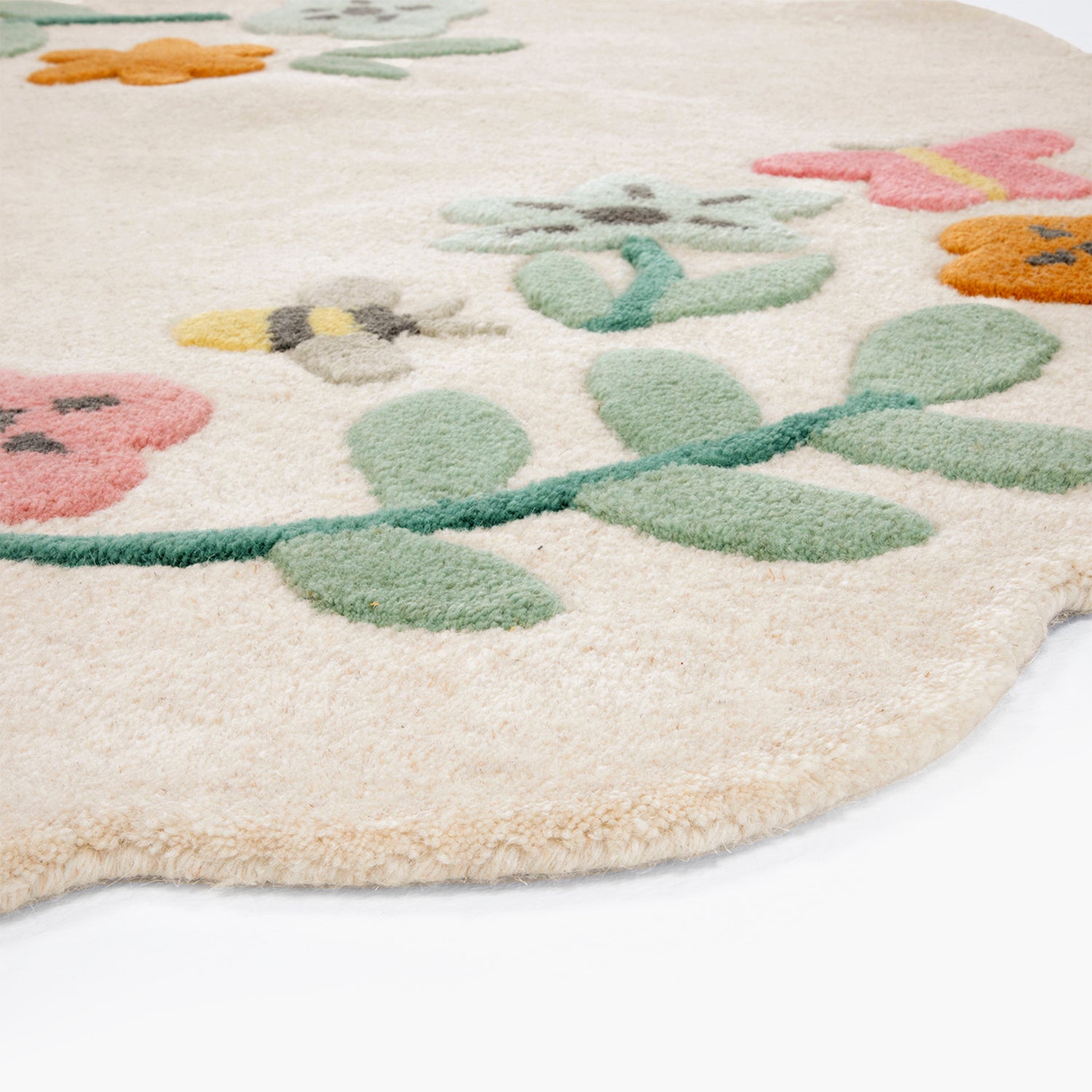 Alfombra Flores Diam 120