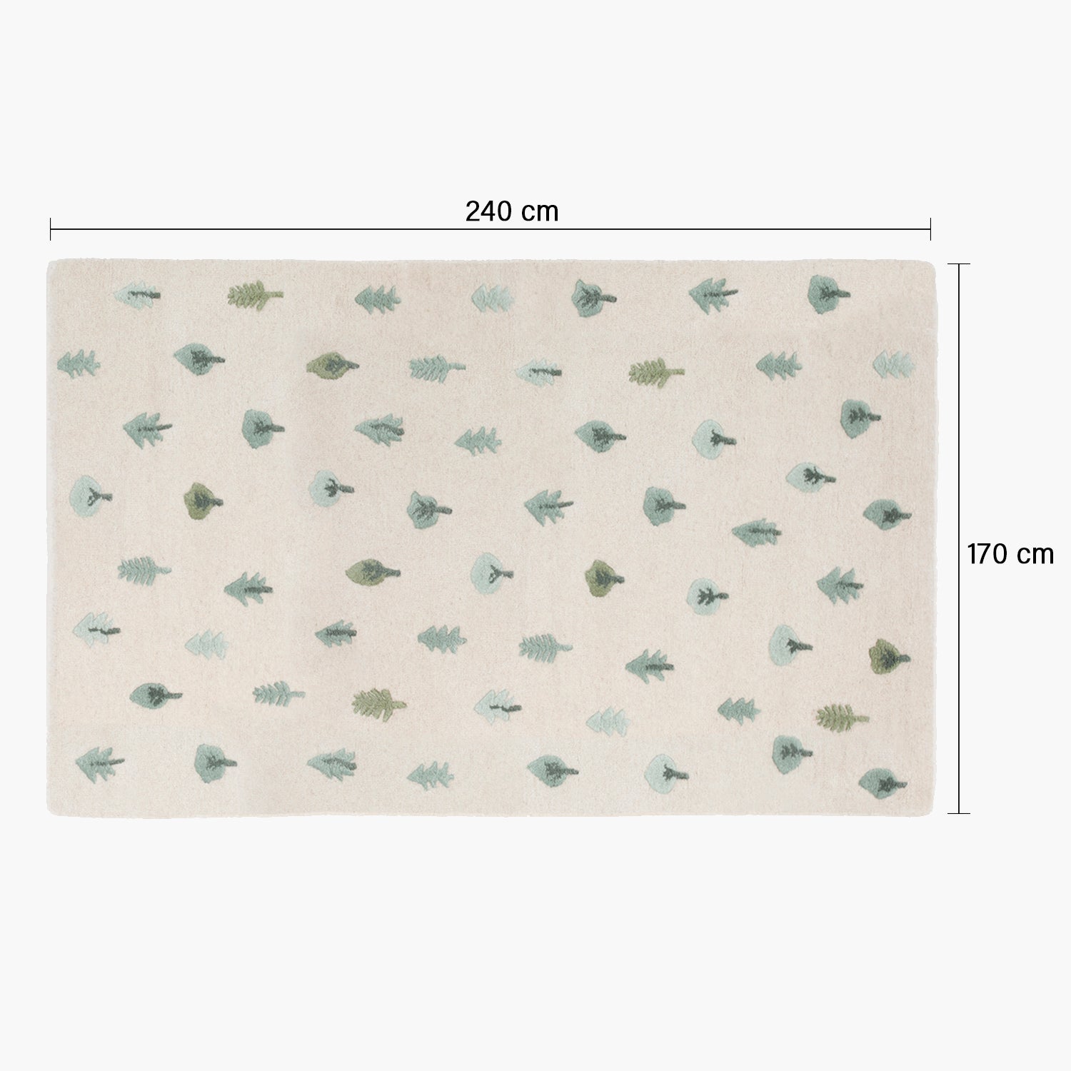 Alfombra Bosque 170x240