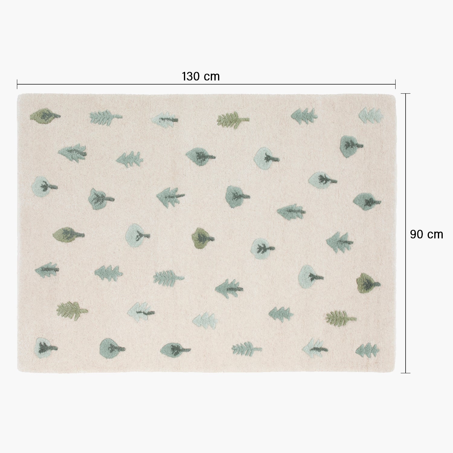 Alfombra Bosque 90x130