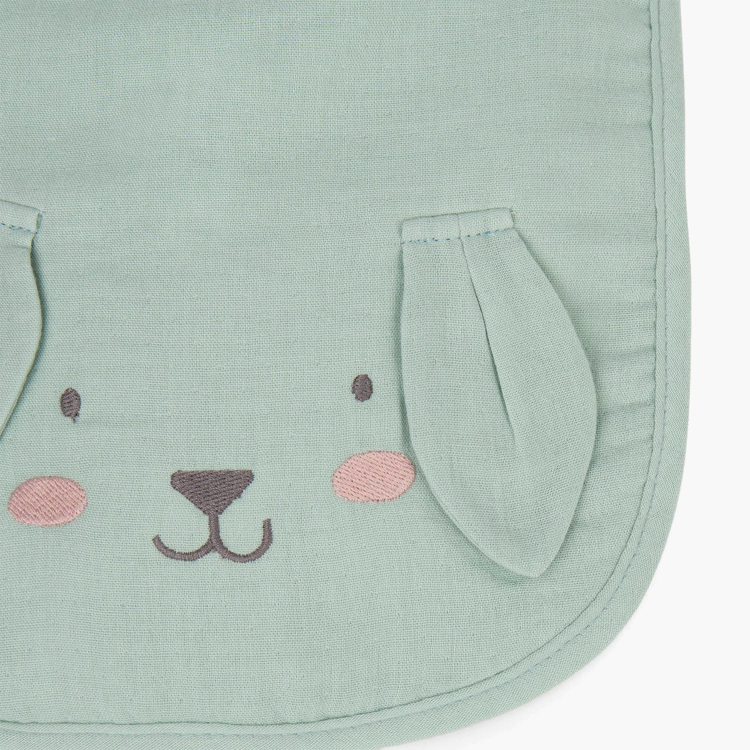 Babero Algodón Caru Verde Claro