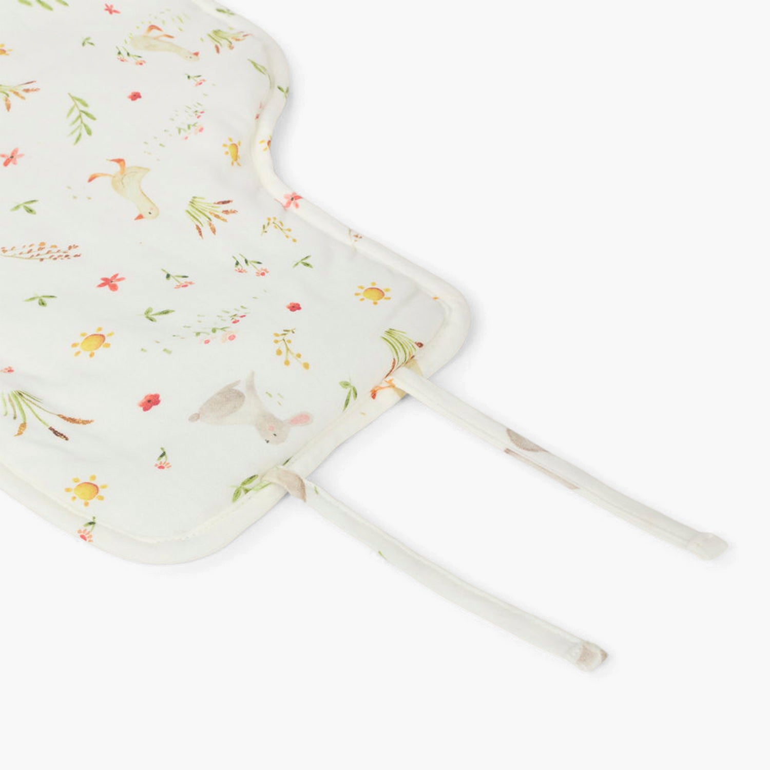 Mudador Portátil Conejitos Blanco