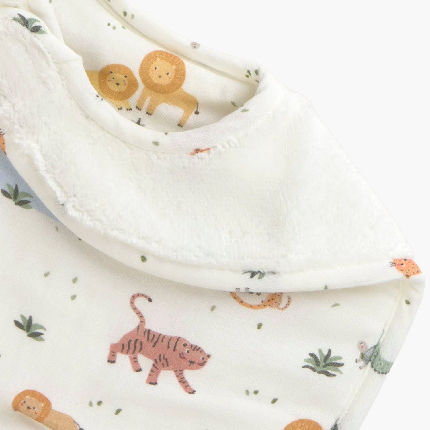 Babero Algodón Juno Blanco