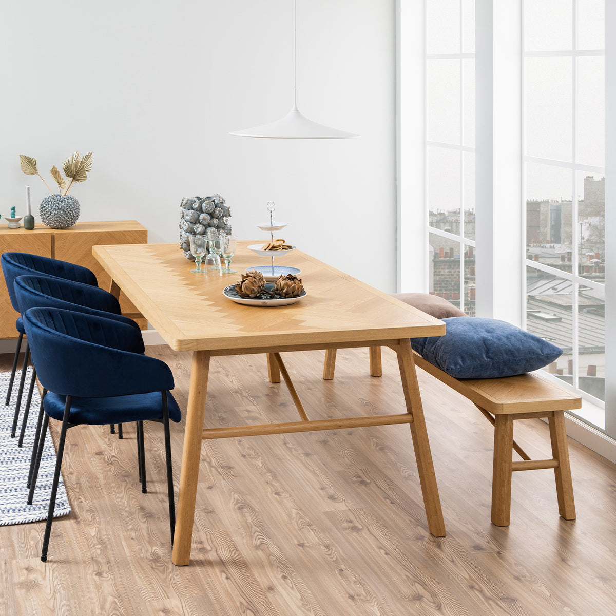 Banqueta Madera Galway Roble
