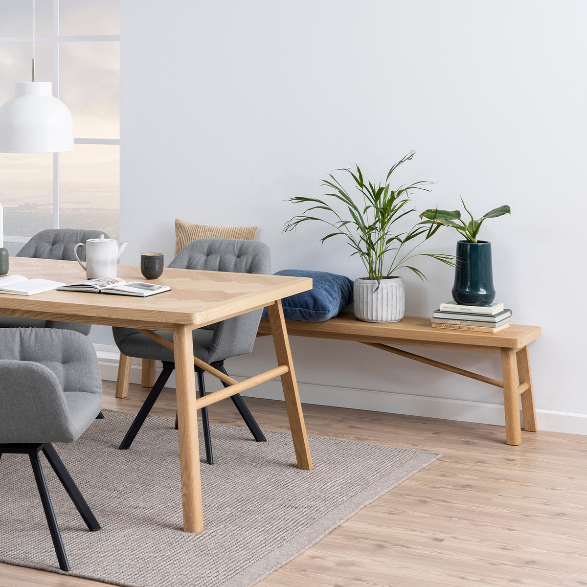 Banqueta Madera Galway Roble